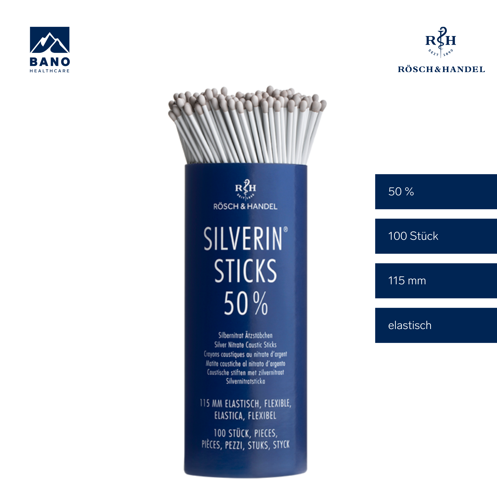 SILVERIN Sticks 50% met zilvernitraat